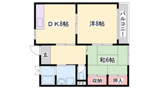 西明石駅 徒歩15分 3階の物件間取画像